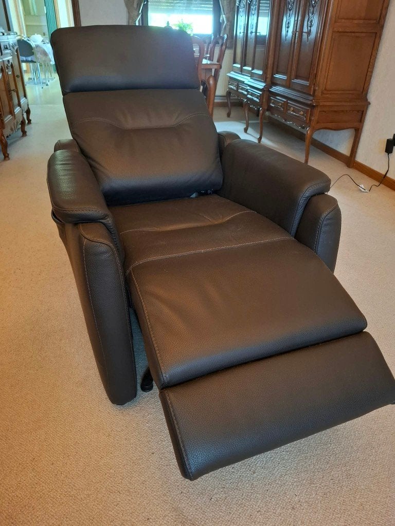 Relax zetel, Ophalen, Zo goed als nieuw, Eenpersoons, Leer