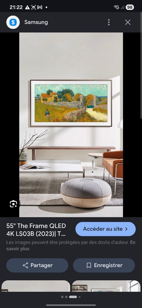 Tv samsung the frame, Audio, Tv en Foto, Televisies, QLED, Nieuw, Ophalen of Verzenden, Samsung