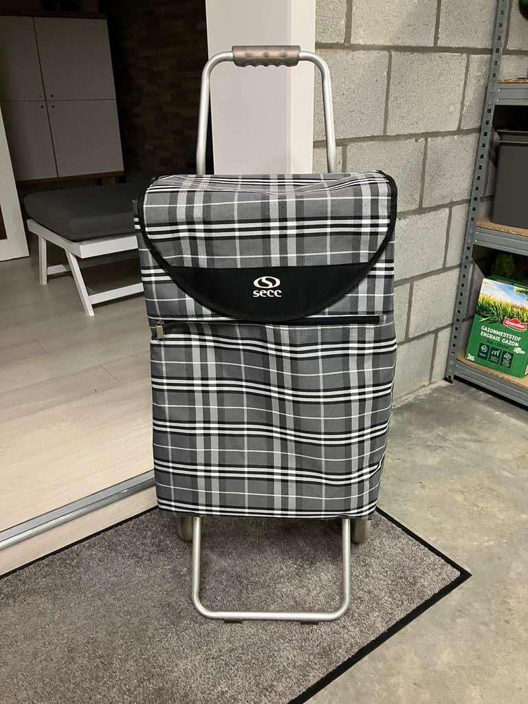 Boodschappen trolley / shopper op wielen, Bijoux, Sacs & Beauté, Sacs | Sacs de voyage & Petits Sacs de voyage, Comme neuf, Noir