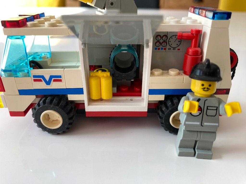 LEGO 6614 Launch Evac 1 uit 1995, Kinderen en Baby's, Speelgoed | Duplo en Lego, City, Lego, Ophalen of Verzenden, Complete set