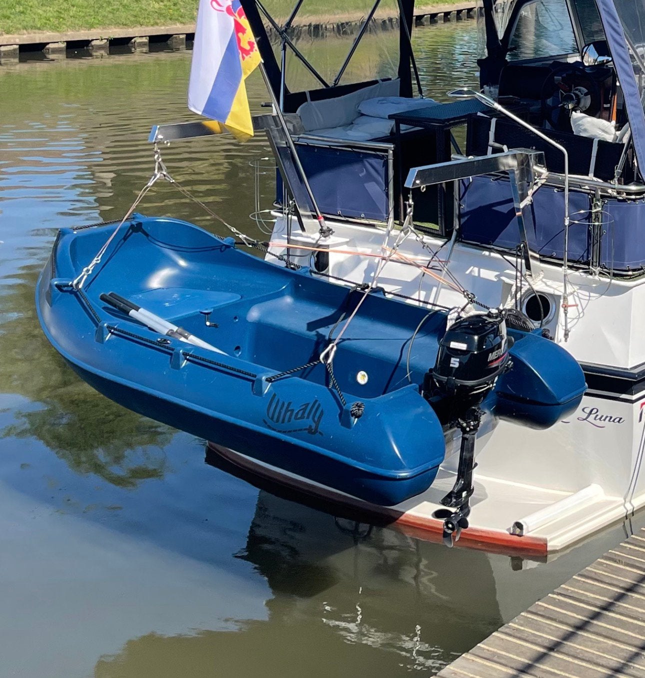 Whaly 270 met 5pk mercury 12l tank bijboot weinig draai uren, Watersport en Boten, Speedboten, Overige merken, Kunststof, Ophalen of Verzenden
