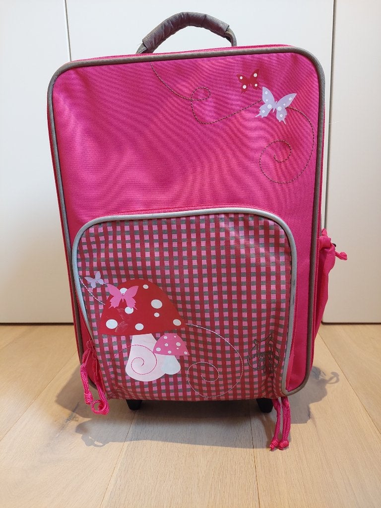 kinder reiskoffer trolley laessig-fashion, Handtassen en Accessoires, Koffers, Ophalen, Uitschuifbare handgreep, Minder dan 50 cm