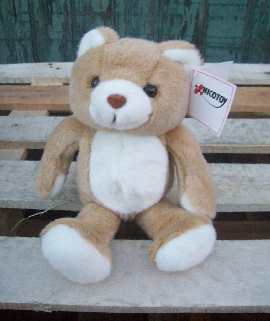 Ours en peluche de 35 cm, neuf., Neuf, Avec étiquette, Brun, Enlèvement ou Envoi