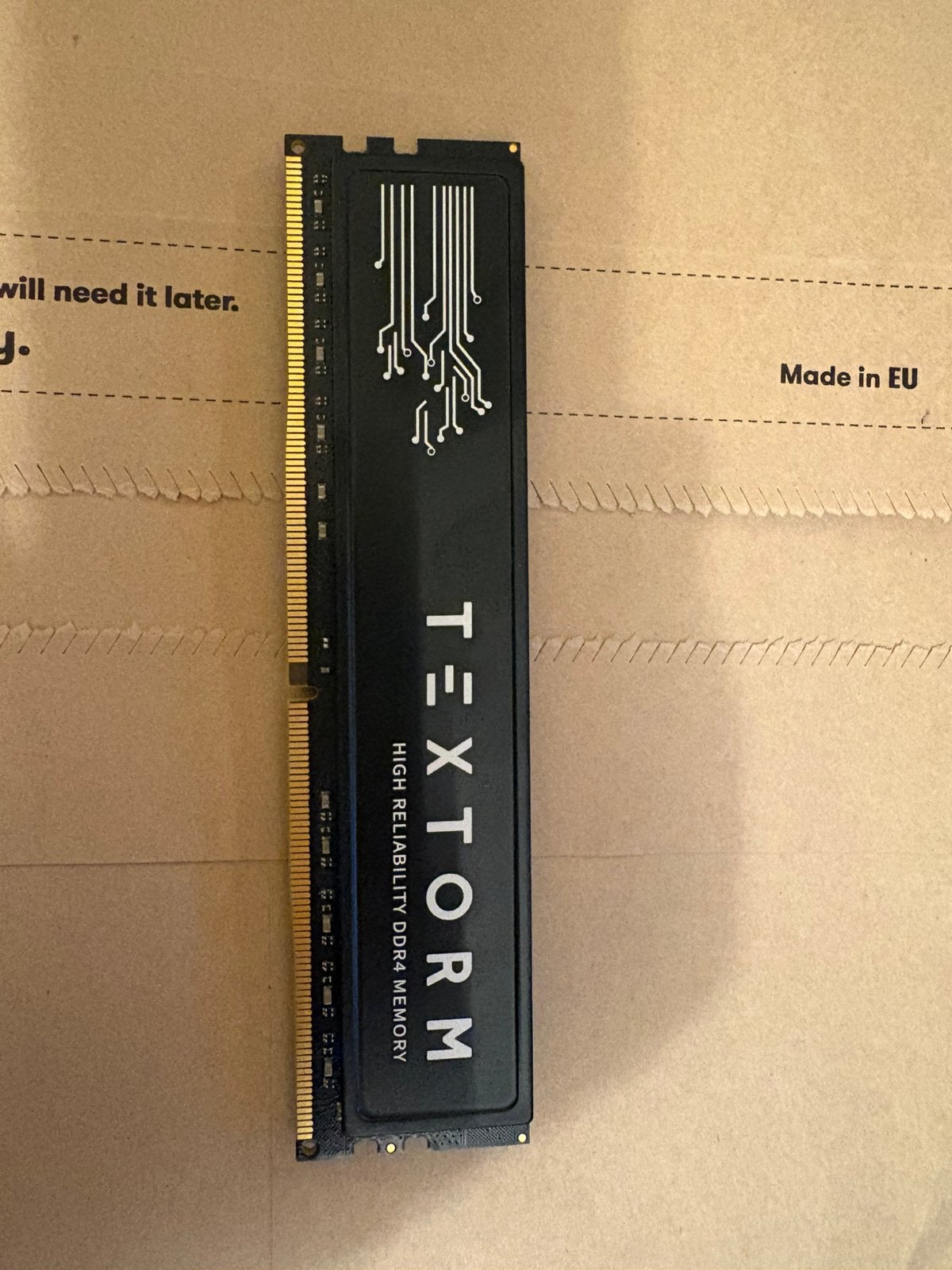 Textorm 16 GB 3200 MHz C16, DDR4, Ophalen of Verzenden, Zo goed als nieuw, Desktop