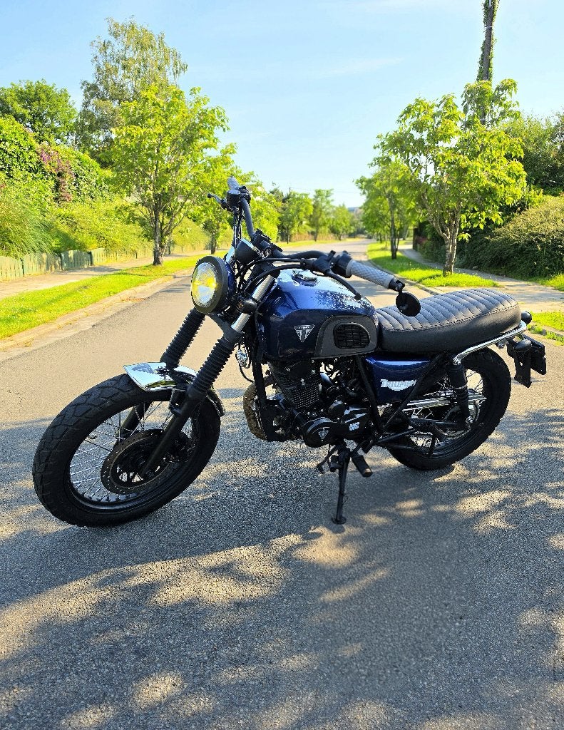 Brixton Bx 125 Unique Style Café Racer Bobber Triumph, Occasion, Particulier, 1 cylindre, Manuelle