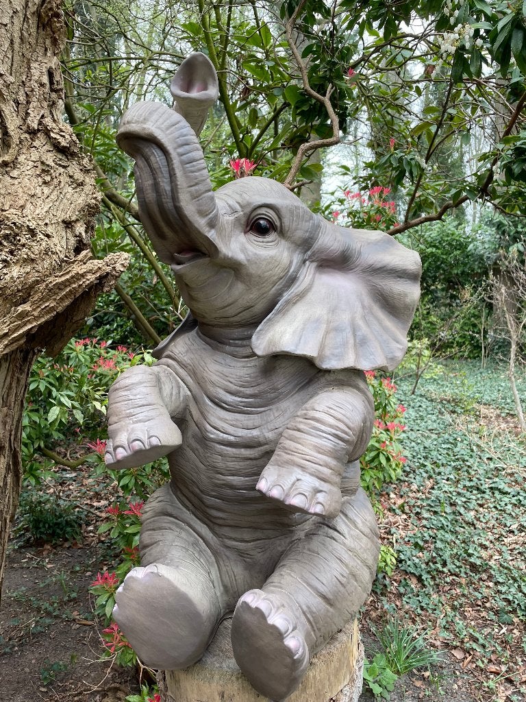 Olifant, babykamer kinderkamer zwanger 90cm, Tuin en Terras, Ophalen, Nieuw, Kunststof, Dierenbeeld