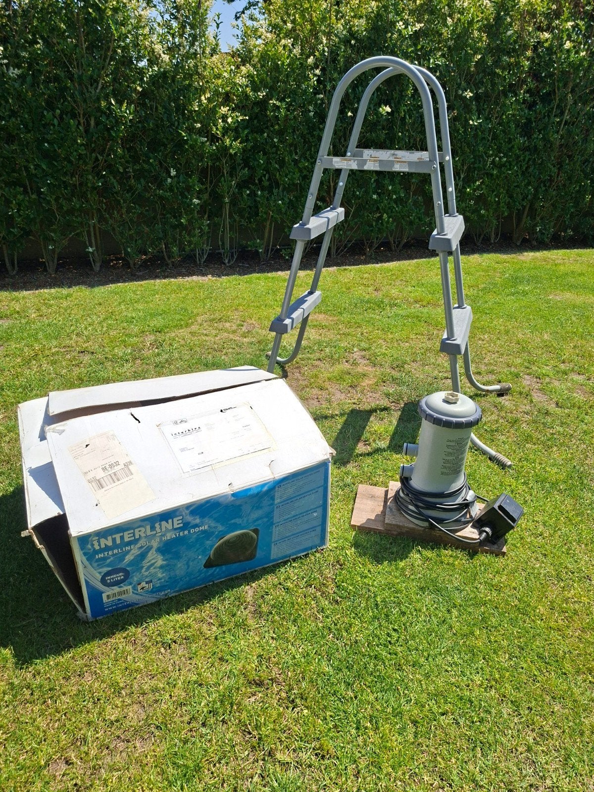 Zwembad filter, trap en solar bol, Tuin en Terras, Ophalen, Filter