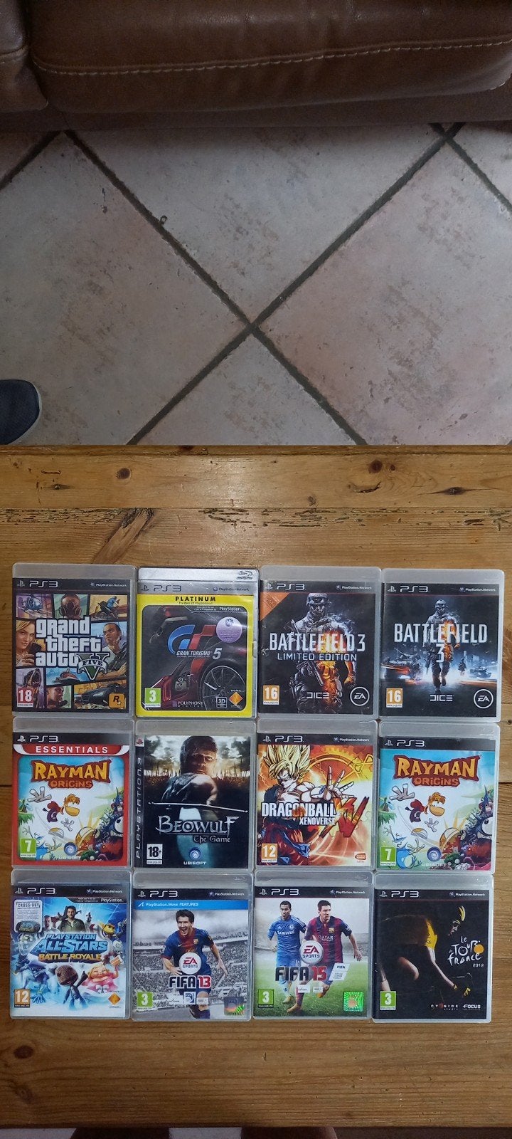 LOT DE 12 JEUX PS3, Consoles de jeu & Jeux vidéo, Enlèvement ou Envoi, Utilisé