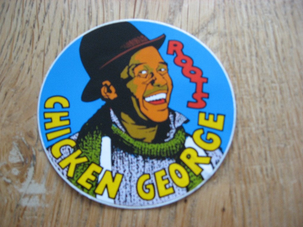 Sticker Chicken George Roots 8 cm, Enlèvement ou Envoi, Neuf, Autres types