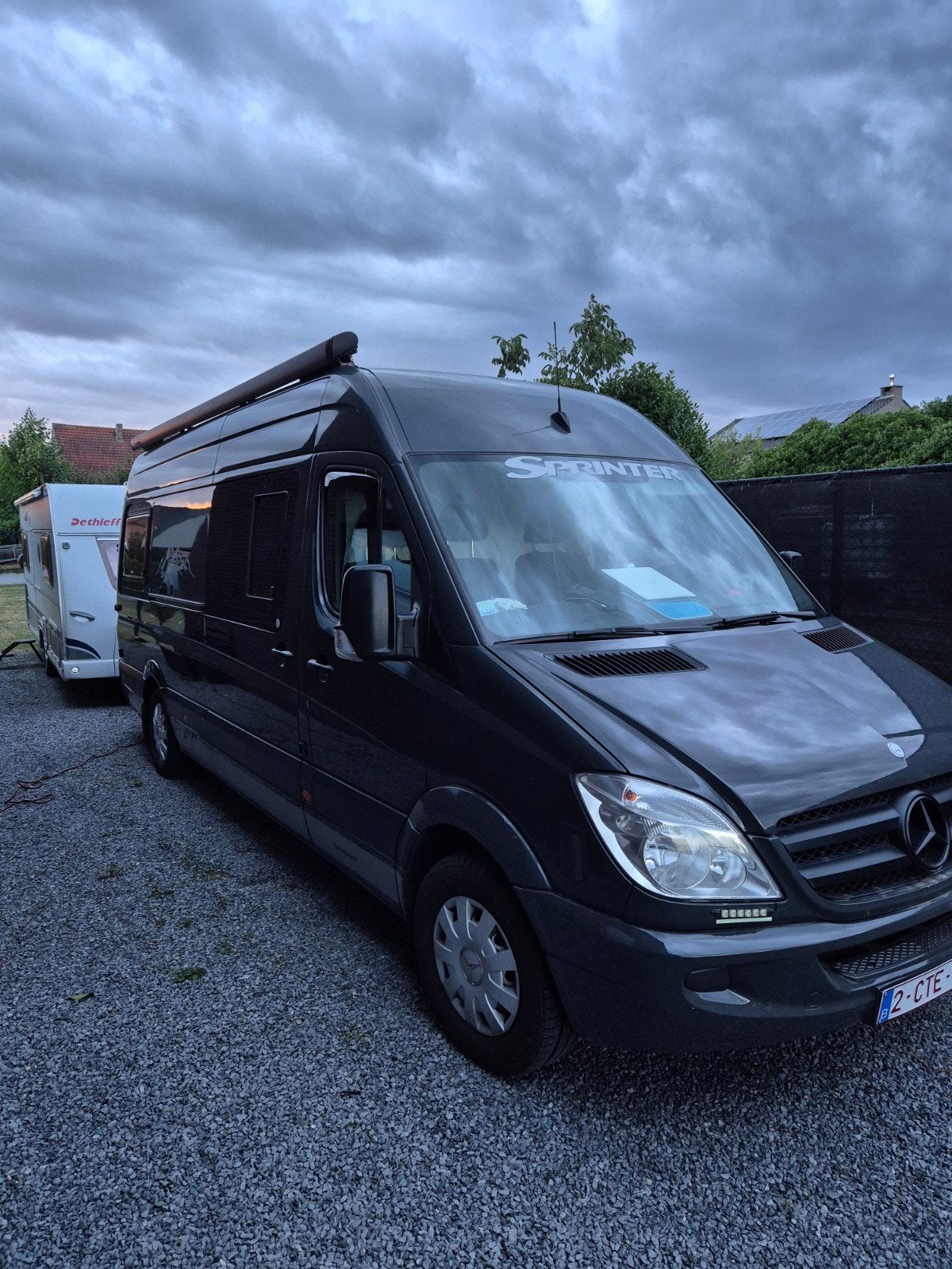 Mercedes sprinter van, Caravans en Kamperen, Mobilhomes, Particulier, Mercedes