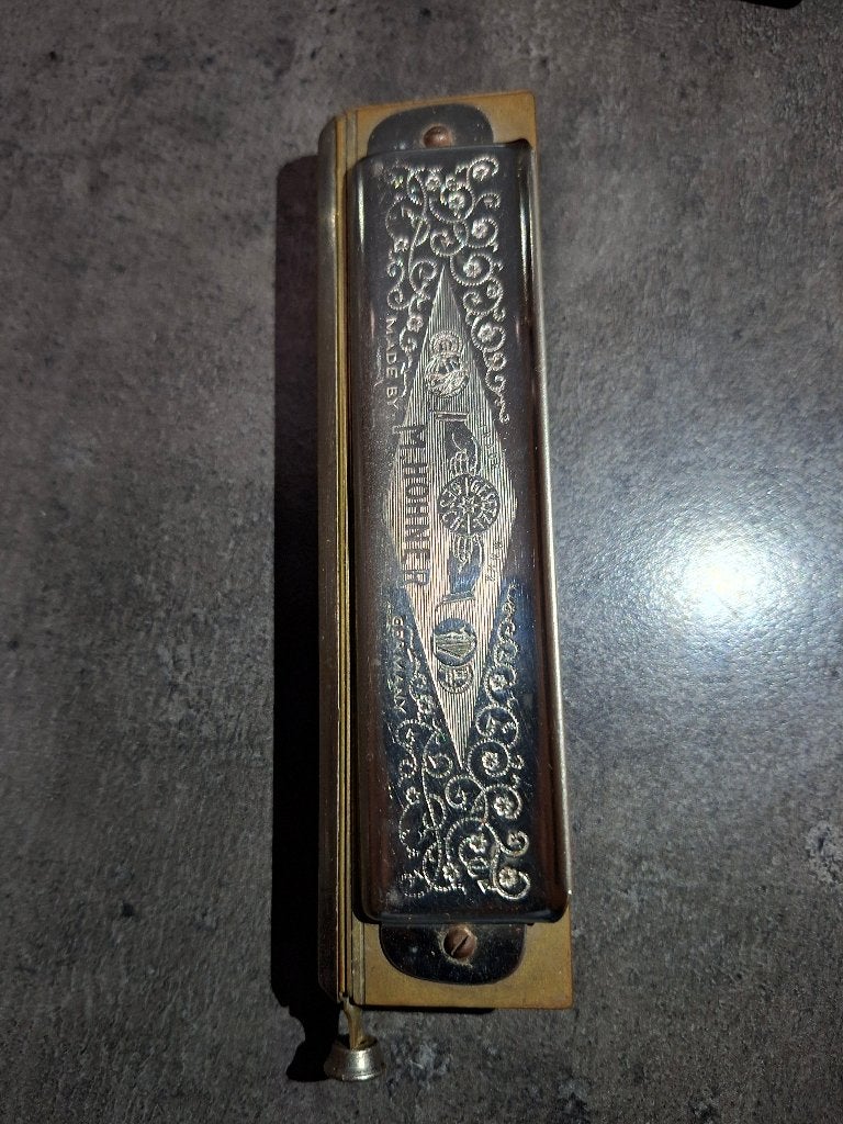 Mondharmonica, Ophalen, Gebruikt, Met koffer of doosje