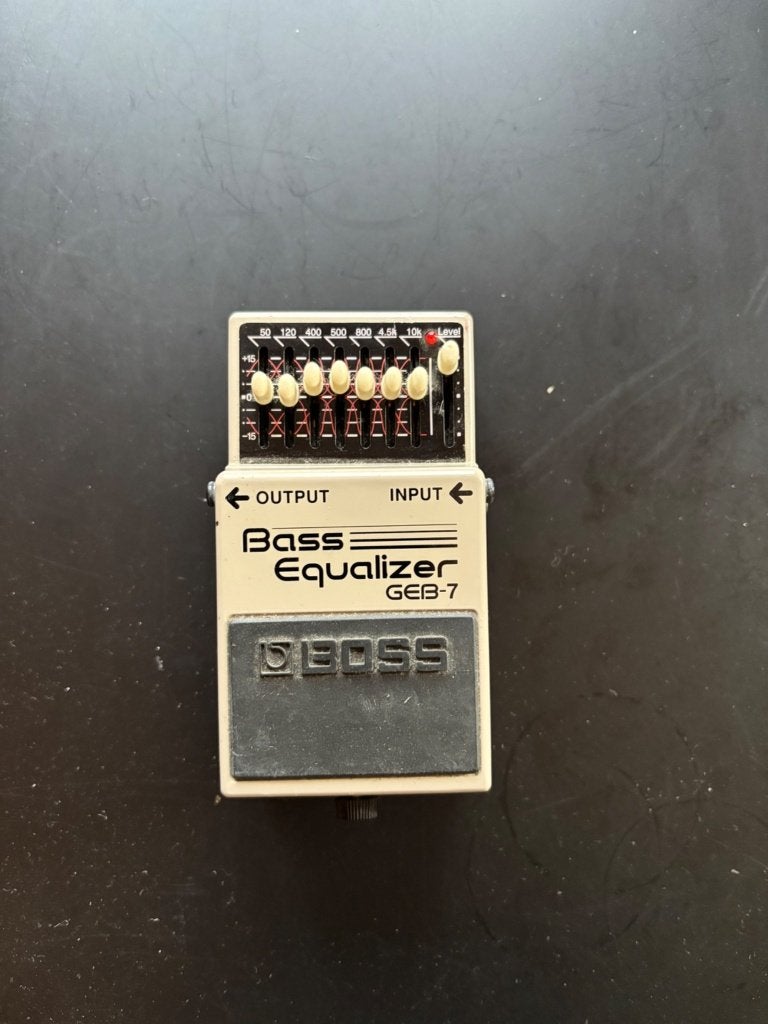 Boss GEB-7 – Bass Equalizer, Musique & Instruments, Enlèvement, Utilisé, Equalizer ou Égaliseur