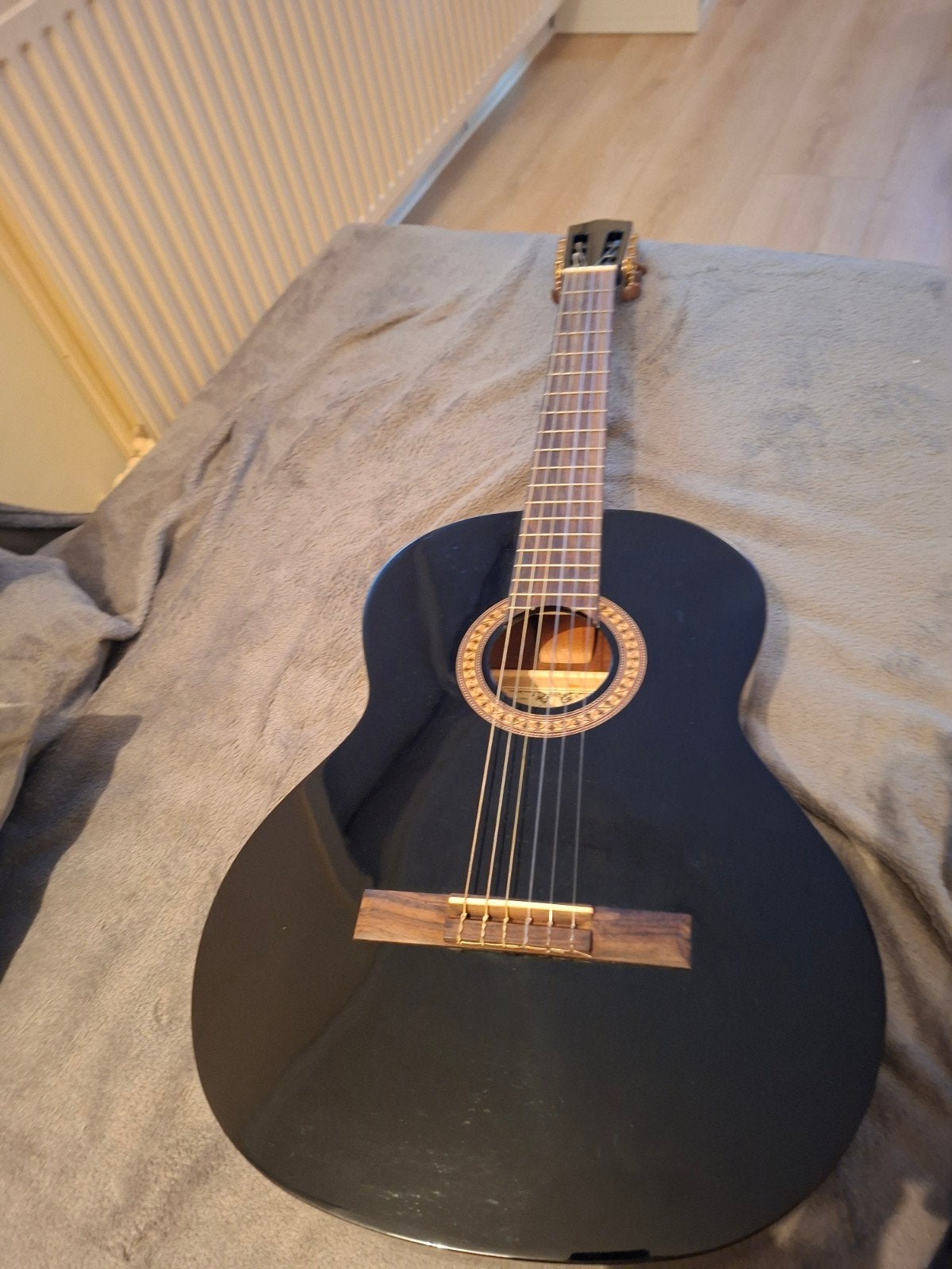 Salvador Cortez Klassieke gitaar zwart, Ophalen