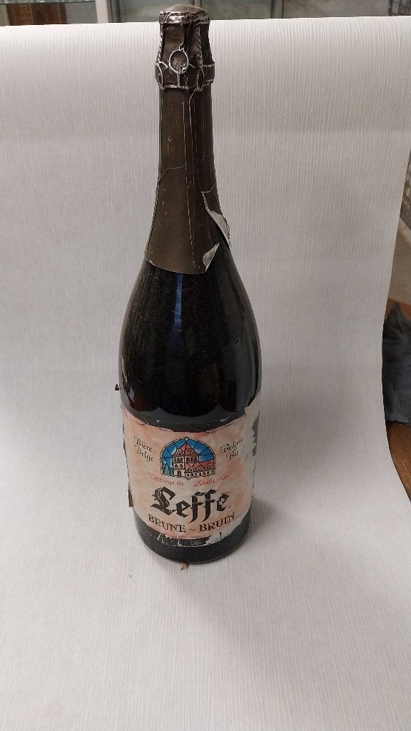 Ancienne bouteille pleine de Leffe 3 litres, Collections, Enlèvement ou Envoi, Utilisé, Bouteille(s), Leffe