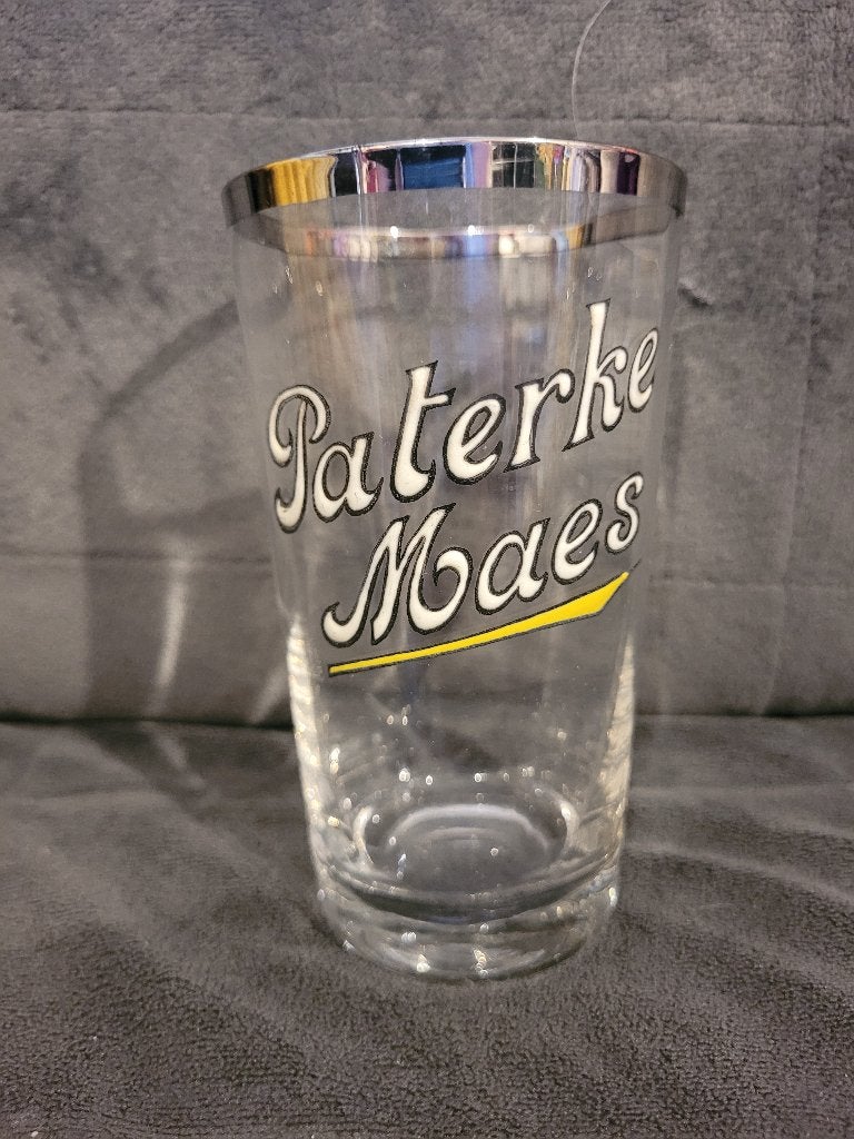 antiek Paterke Maes bierglas, Verzamelen, Ophalen of Verzenden, Zo goed als nieuw, Glas of Glazen, Overige merken
