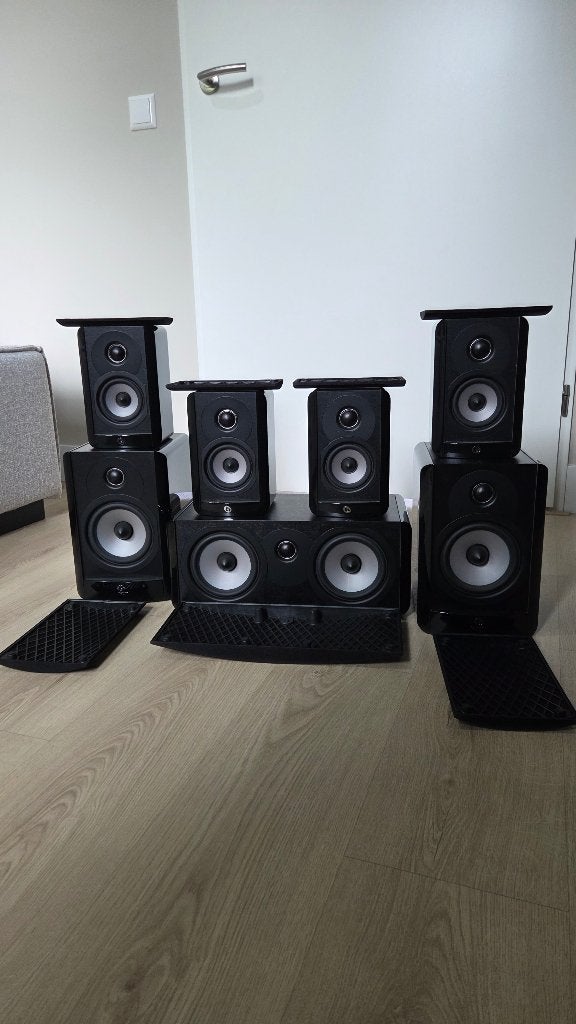 Boston Acoustics 7.0 Surround Speakerset + ~25m OFC kabel, Audio, Tv en Foto, Home Cinema-sets, Ophalen, Nieuw, 7.1-systeem, 70 watt of meer
