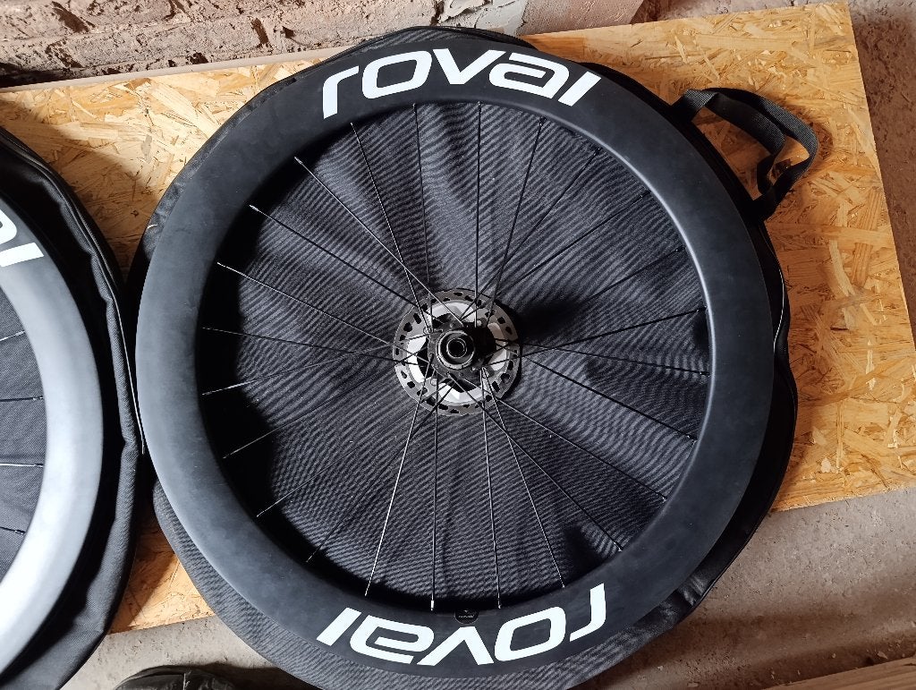 Roues carbone 60 mm, Fietsen en Brommers, Fietsonderdelen, Zo goed als nieuw, Racefiets, Carbon, Ophalen