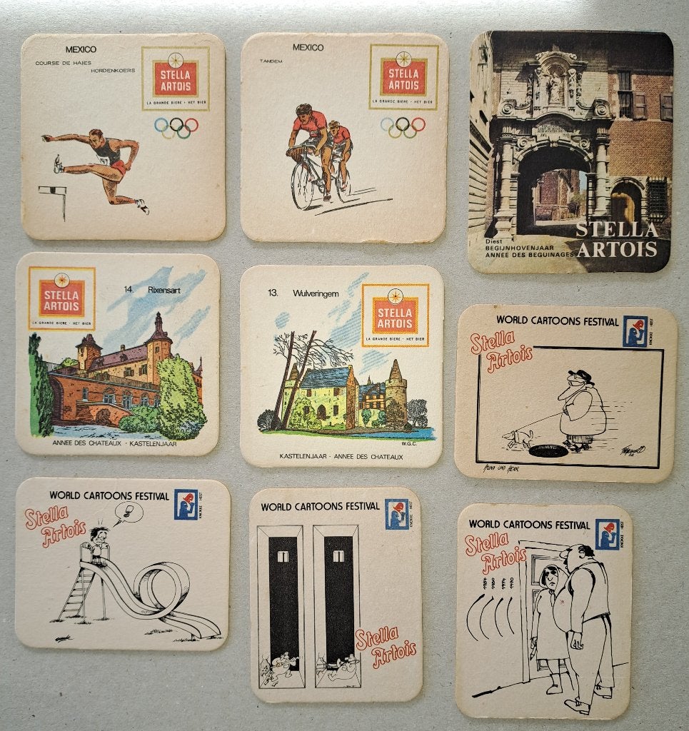 Bierviltjes 180 stuks –, Ophalen of Verzenden, Gebruikt, Viltje(s)
