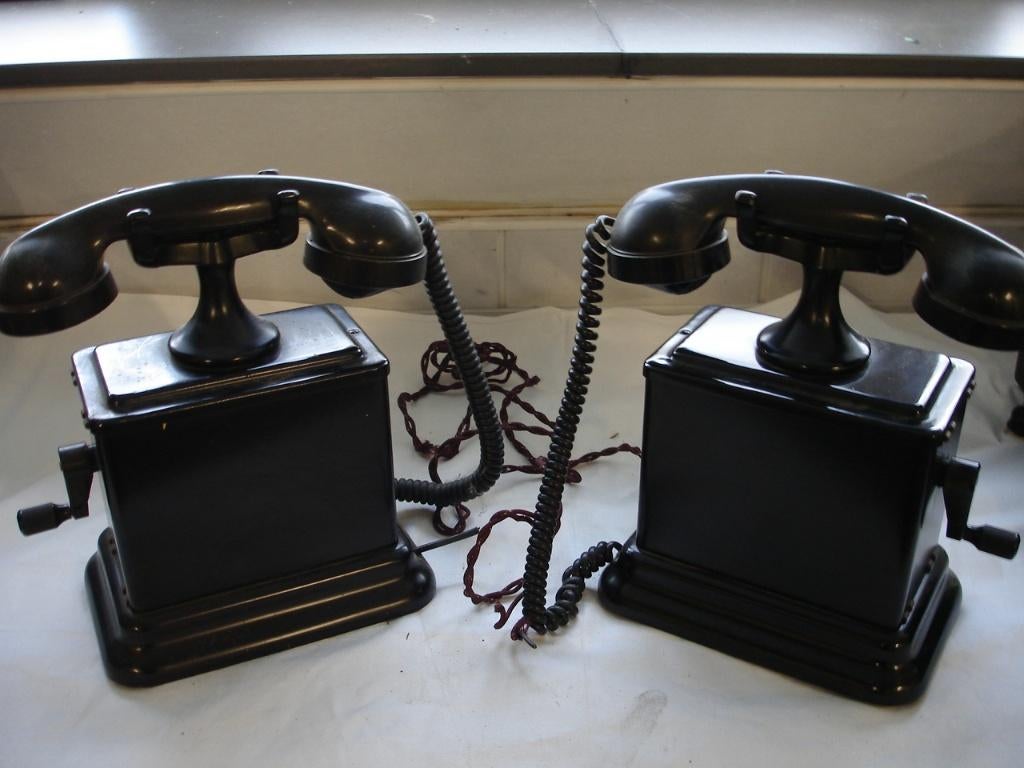 antieke telefoons, Ophalen, Gebruikt