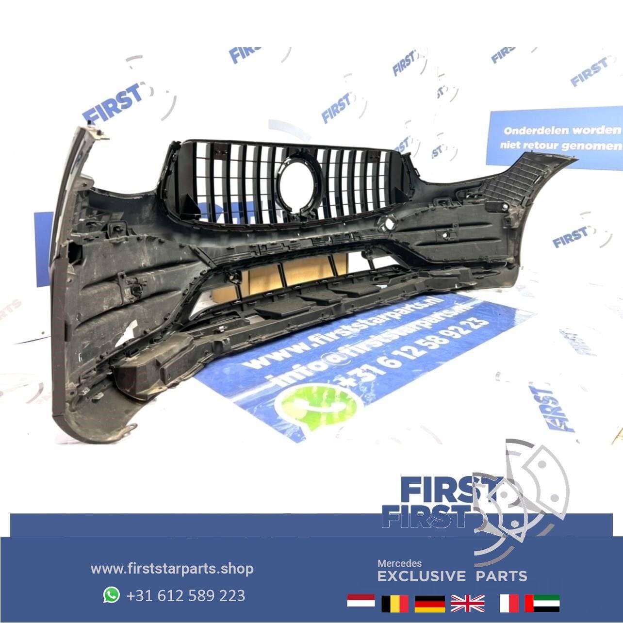 W253 FACELIFT GLC 43 AMG VOORBUMPER COMPLEET Mercedes 2016-2, Gebruikt, -, Voor, Ophalen of Verzenden