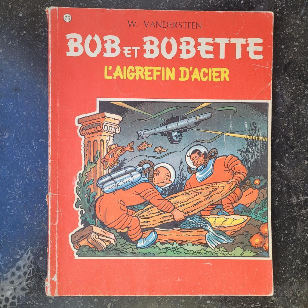 album bob et bobette n° 76 : " L'aigrefin d'acier ", Enlèvement ou Envoi, Willy Vandersteen, Une BD, Comme neuf