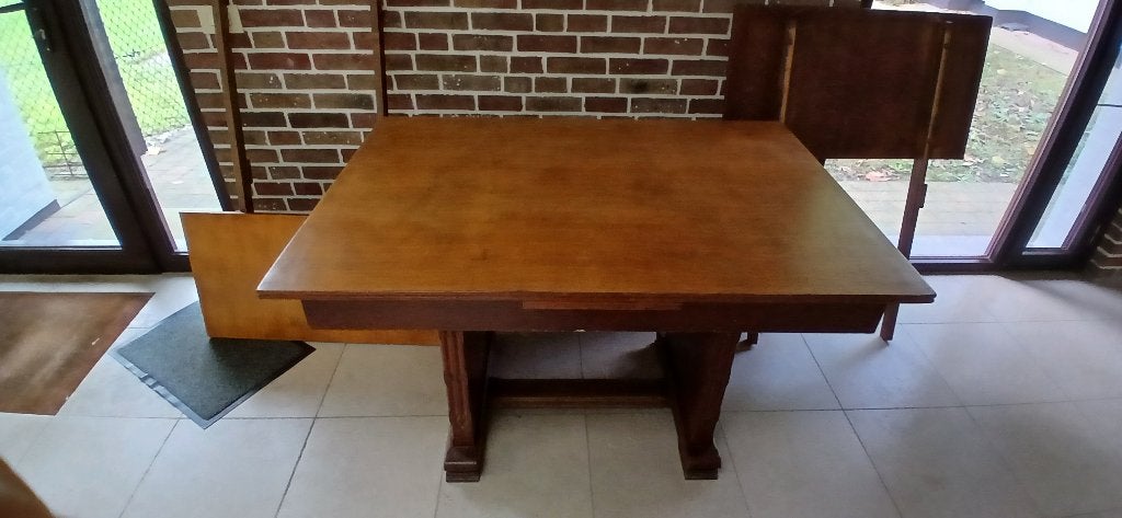 Antieke houten tafel, Antiek en Kunst, Ophalen