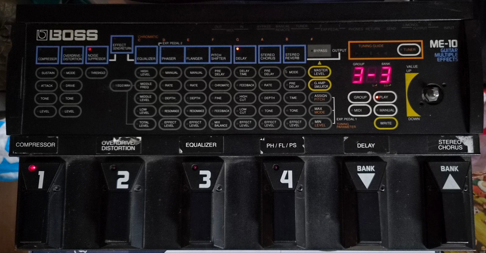 Boss ME 10 multi-effects processor ( Roland), Muziek en Instrumenten, Ophalen of Verzenden