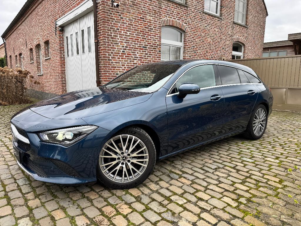 Mercedes CLA Shooting Brake Luxury Edition, Auto's, CLA, 1440 kg, Blauw, Leder