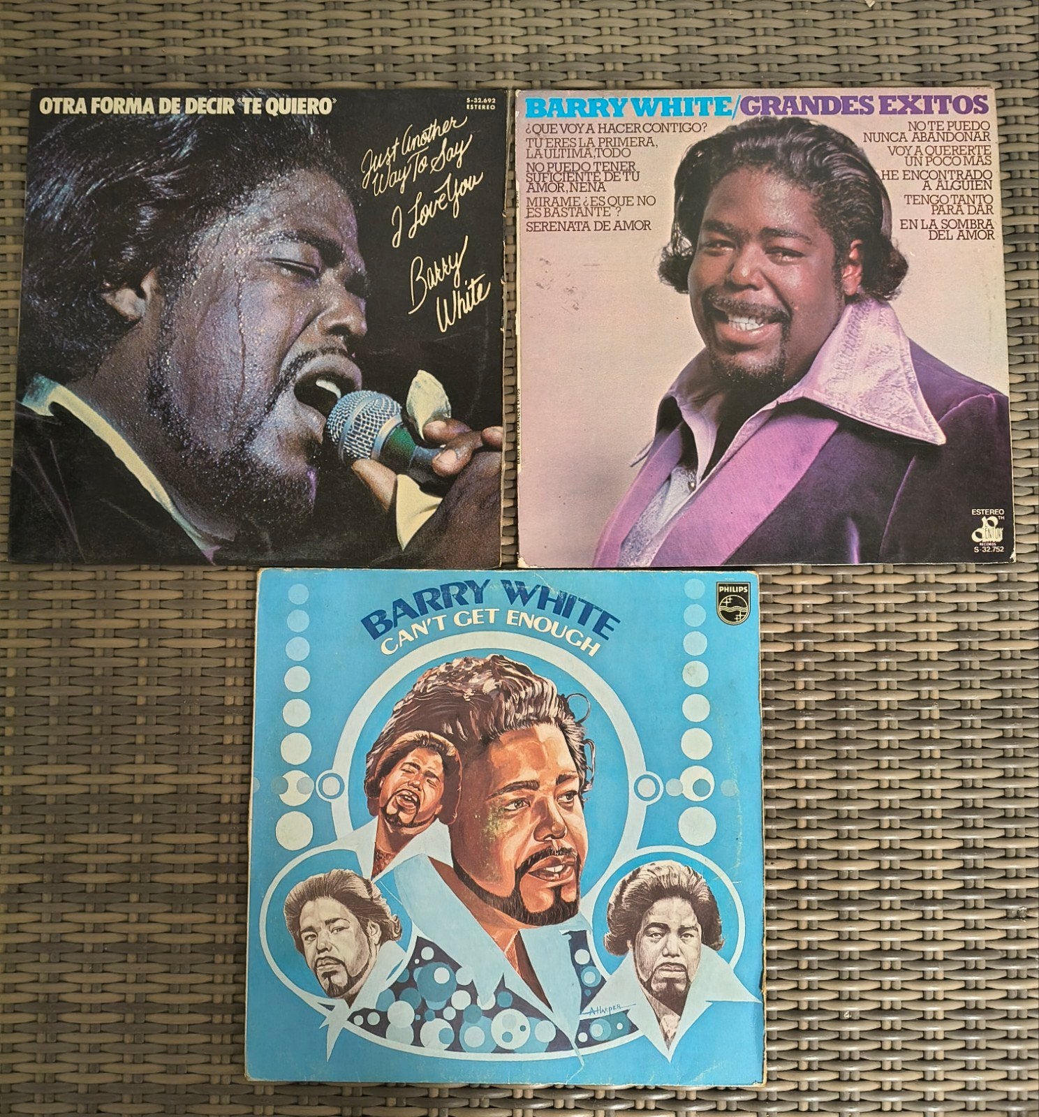 3 lp's Barry White, Cd's en Dvd's, Ophalen of Verzenden, LP