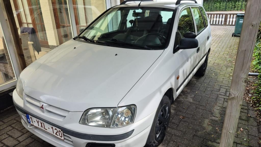 Mitsubishi Space Star ´99 EXPORT, Auto's, Mitsubishi, Stof, Zwart, Wit, 5 deurs