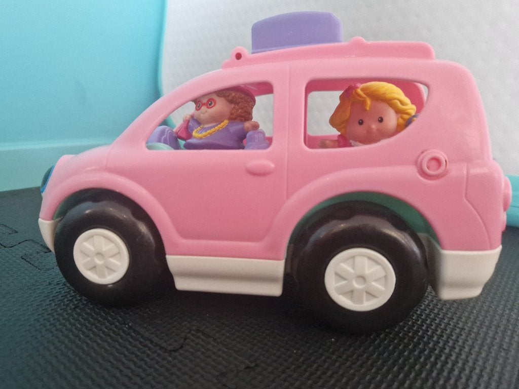 Little People auto met dakkoffer, Enfants & Bébés, Jouets | Fisher-Price, Enlèvement ou Envoi, Utilisé, Sonore