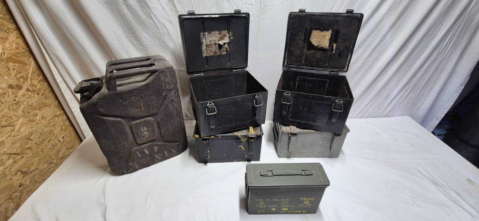 Munitiekisten, Collections, Enlèvement, Utilisé
