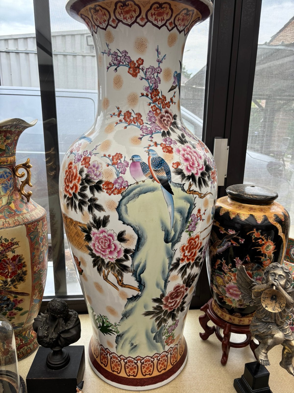 Chinese vaas, Ophalen