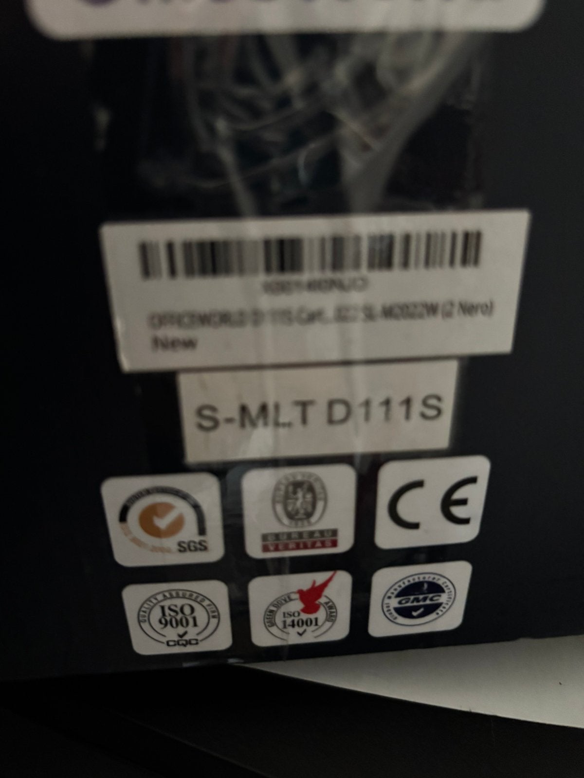 NIEUW: OfficeWorld MLT-D111S Laser Tonercartridge – Geseald, Ophalen of Verzenden, Zo goed als nieuw, Toner
