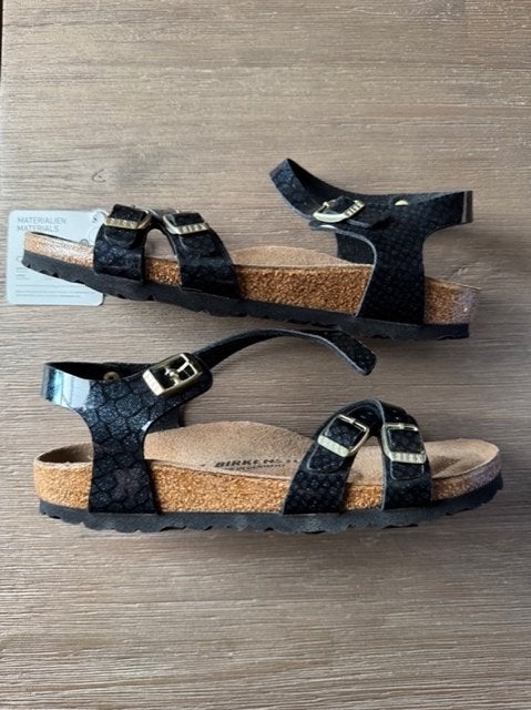 Sandales Birkenstock Kumba Magic snake taille 38 neuve boîte, Neuf, Enlèvement ou Envoi, Noir, Birkenstock