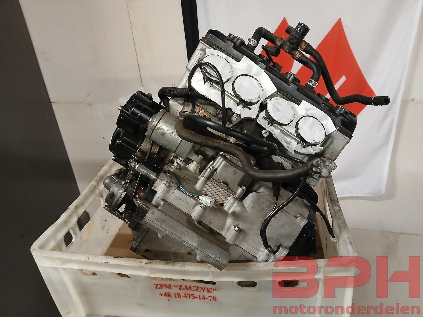 Motorblok Suzuki GSX-R 750 K6 - K7 2006 t/m 2007 GSXR engine, Ophalen, Gebruikt, -, -