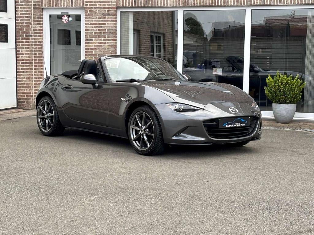 Mazda MX-5 2.0 ND SKYCRUISE / 67000km / 12m waarborg, Cuir, Argent ou Gris, Entreprise, Boîte manuelle