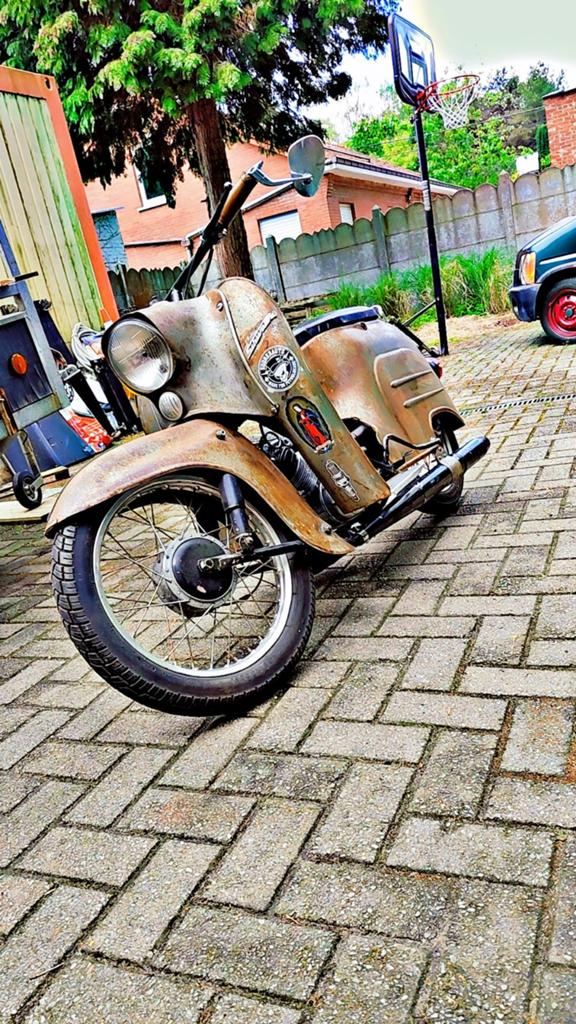 Simson schwalbe KR51/1 1968, Fietsen en Brommers, Ophalen