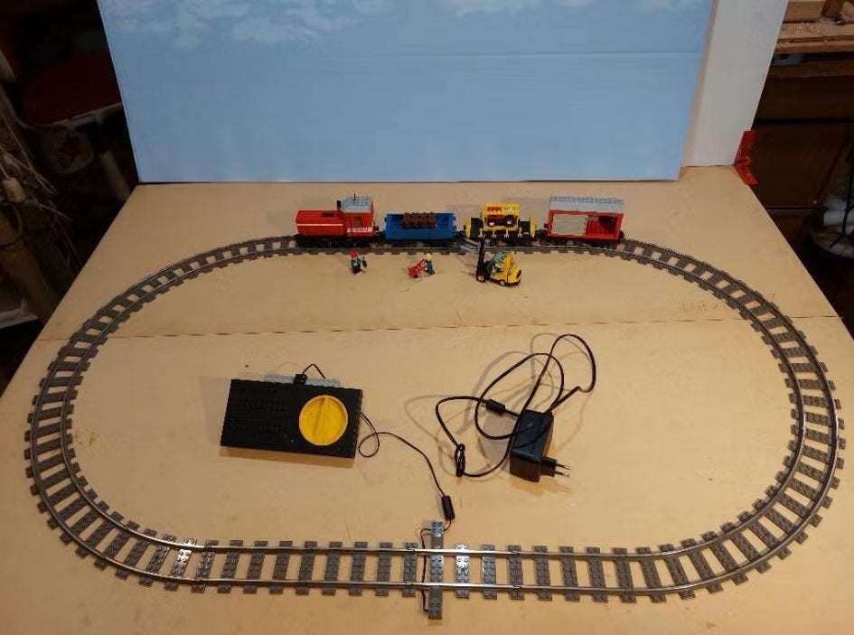 Lego 4563 Laad- en Trekspoorweg, Gebruikt, Lego, Compleet, Ophalen of Verzenden