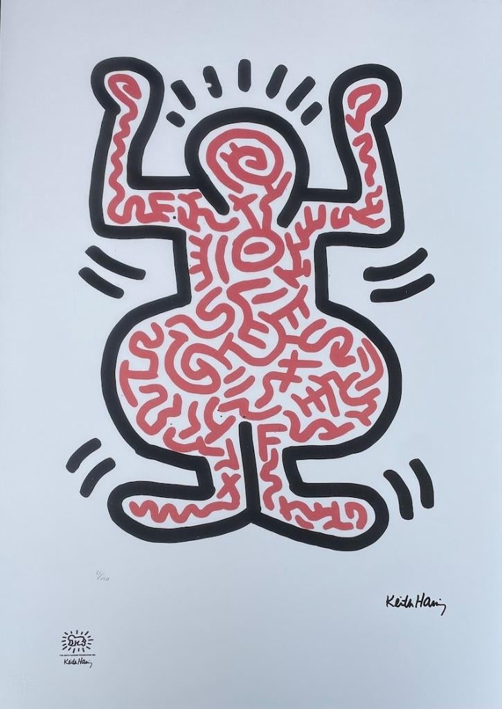 Keith Haring - LUDO II, Antiquités & Art, Art | Lithographies & Sérigraphies, Enlèvement ou Envoi