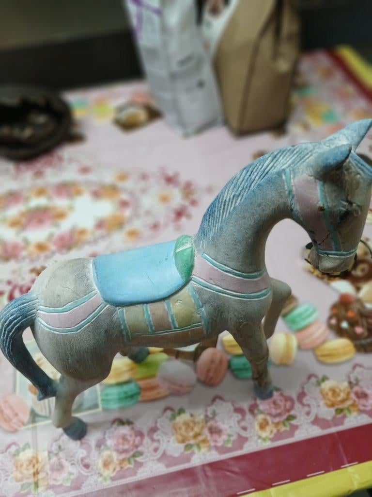 Houten paard, Antiek en Kunst, Hout