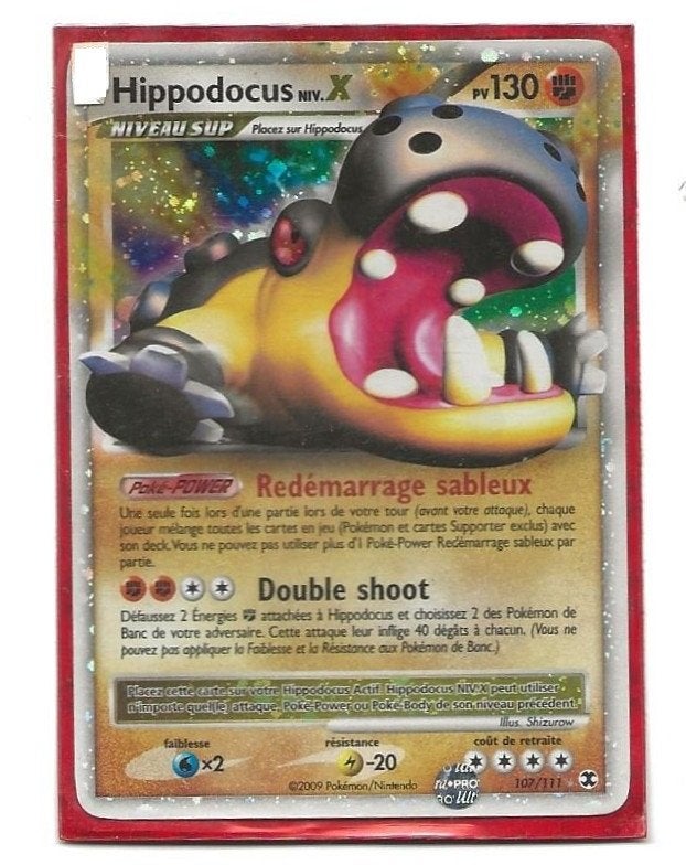 PSA 8 Hippodocus niv X 107111 - Platine  Rivaux Emergeants, Enlèvement ou Envoi, Utilisé, Cartes en vrac