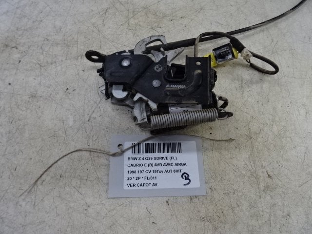 SERRURE CAPOT BMW Z4 Roadster (G29) (01-2018/-), Mevr. I. Hauben, Utilisé, BMW, Rue de l'Espoir 34 34
4030  GRIVEGNÉE, BE