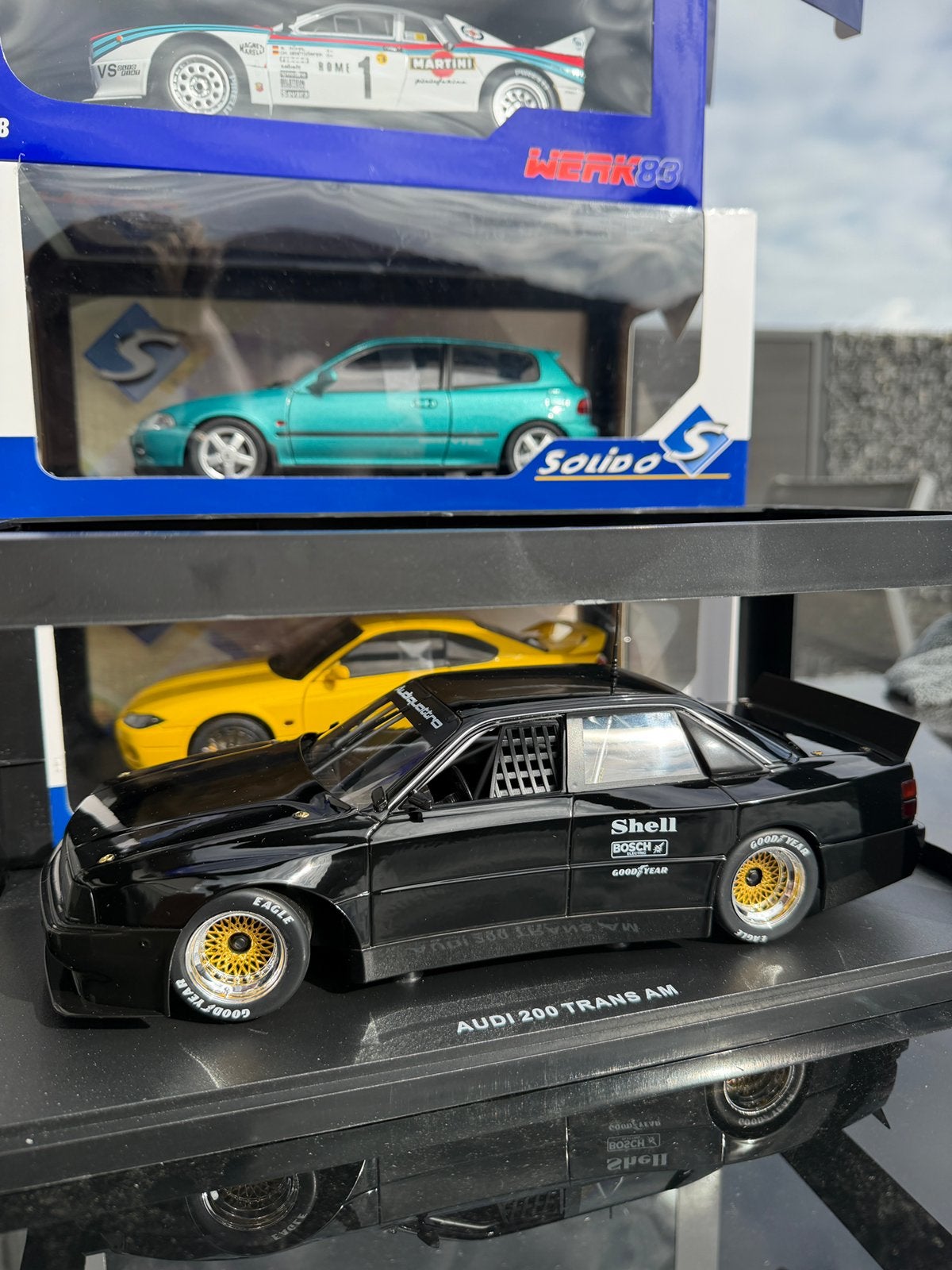 1987 Audi 200 quattro trans am testcar, Kinderen en Baby's, Speelgoed |Speelgoedvoertuigen, Ophalen, Zo goed als nieuw