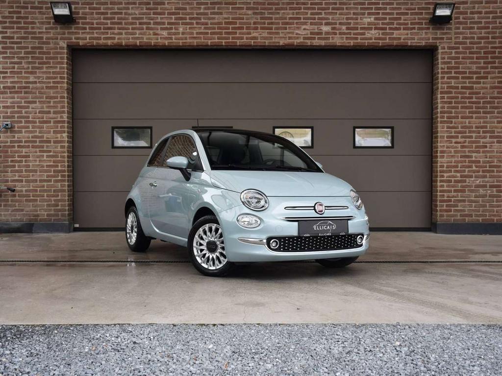 Fiat 500 1.0i MHEV LOUNGE / PANO DAK / CARPLAY / GPS / DAB, Auto's, 0 kg, 4 zetels, Zwart, Electronic Stability Program (ESP)