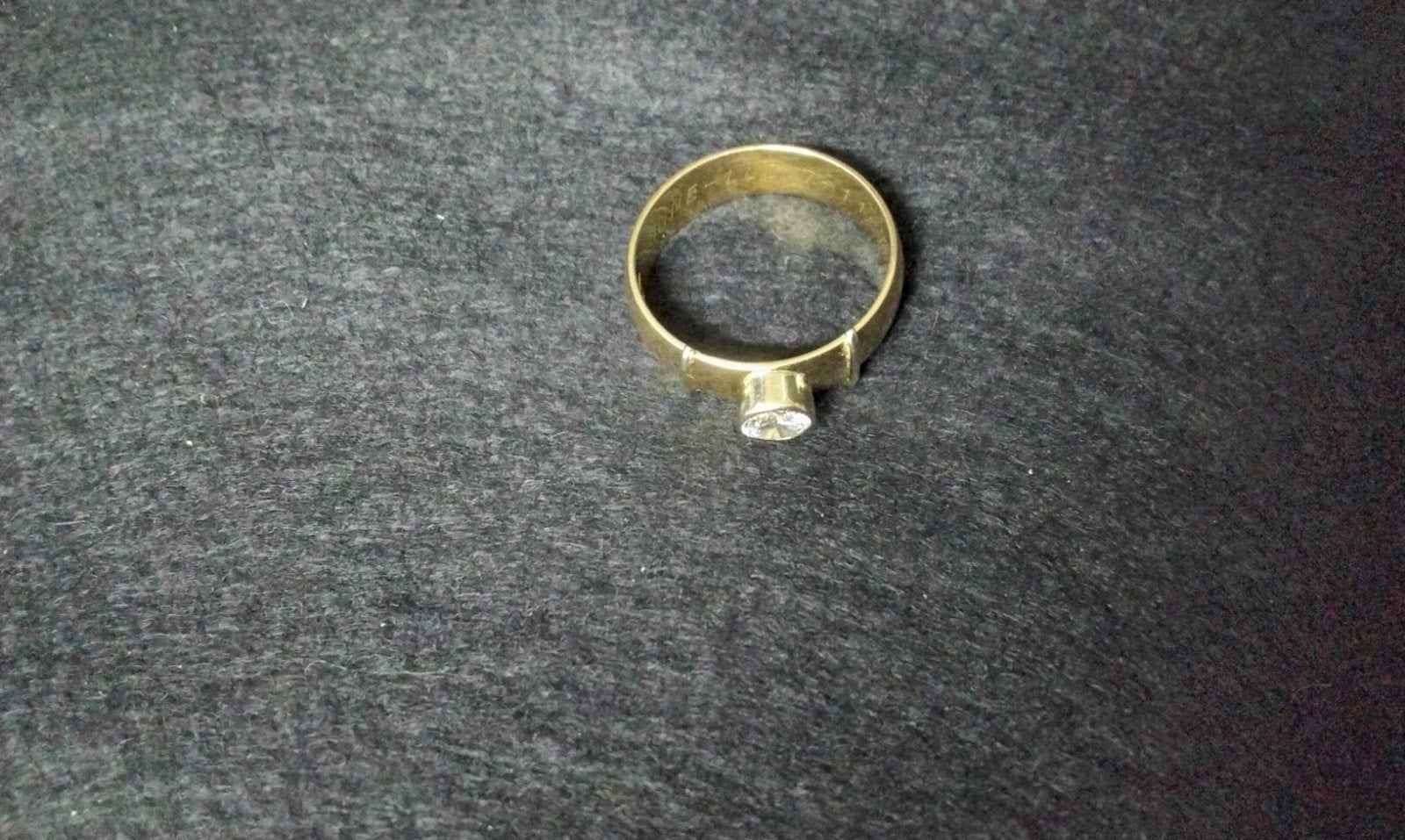 Bague en or 18kr 10gr., Enlèvement