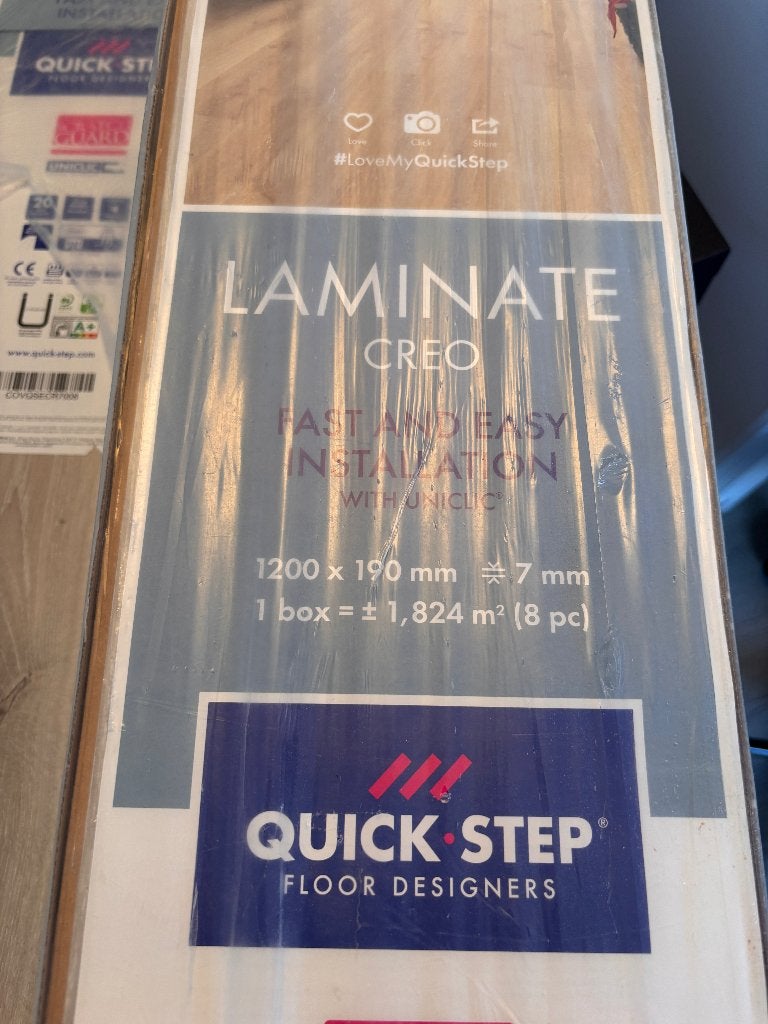 Quick Step Laminaat vloer, Bricolage & Construction, Aggloméré, Synthétique, Enlèvement, 5 à 10 m²