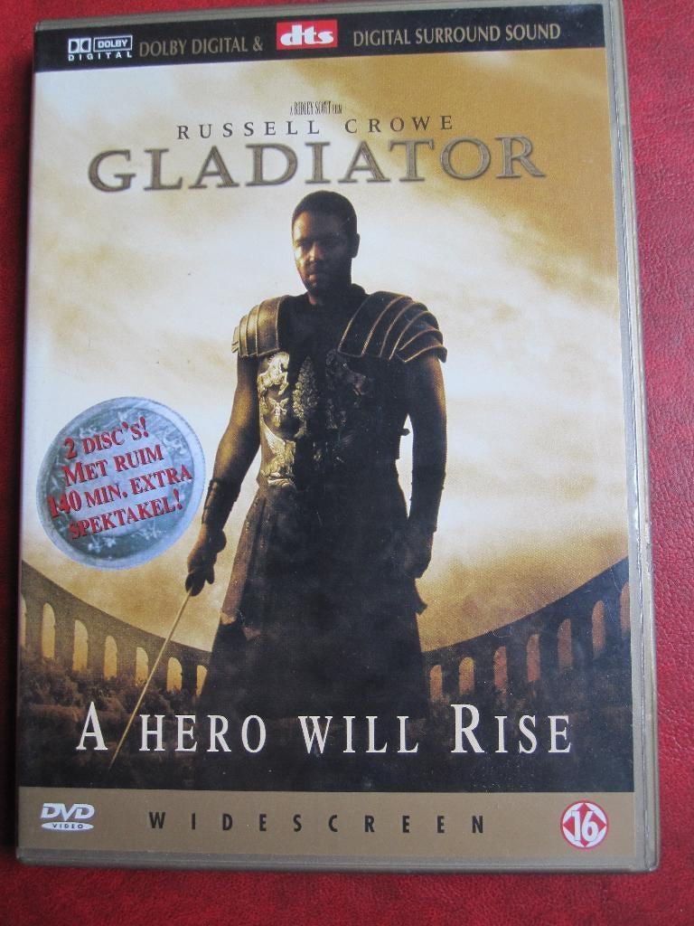 Gladiator (2000) 2 disc, Cd's en Dvd's, Dvd's | Actie, Zo goed als nieuw, Actie, Boxset, Vanaf 16 jaar, Ophalen of Verzenden