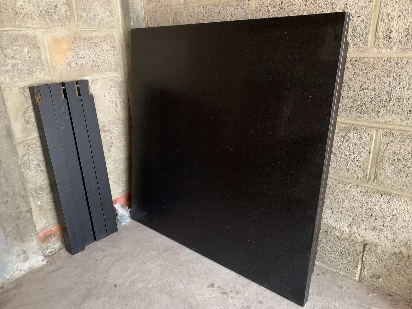 IKEA BJURSTA black foldable table, Maison & Meubles, Enlèvement, Comme neuf