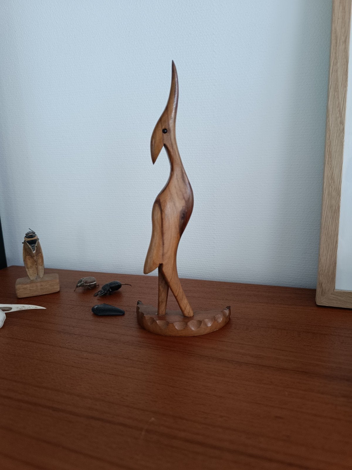 reigersculptuur vintage, Ophalen of Verzenden, Modern